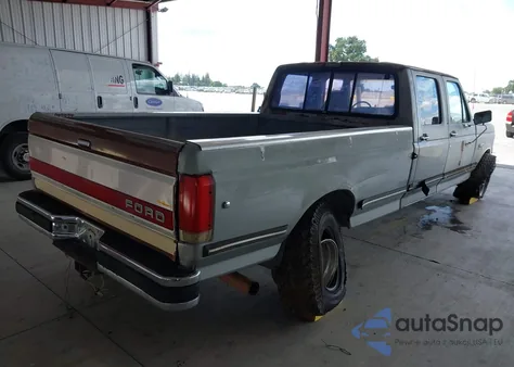 1989 Ford F350 из США, поврежденный, VIN 2FTJW35M9KCA56949